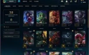 Conta lol platina
