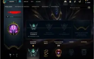 Conta lol platina