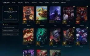 Conta lol platina