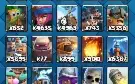 clash royale, com gema infinito,todas cartas