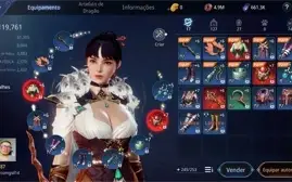 Conta Mir4 Dupla Classe (Lanceiro/Mago) lvl 87 121k PP