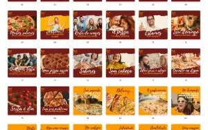 Pack Canva Pizzaria Vol 2 - 100 Artes Editáveis