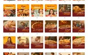 Pack Canva Pizzaria Vol 2 - 100 Artes Editáveis