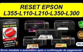 Reset Epson Almofadas com Tinta Cheia - L110-L210-L300-L350