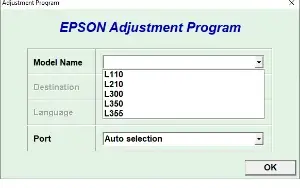 Reset Epson Almofadas com Tinta Cheia - L110-L210-L300-L350