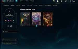 Conta ouro 2 com 25 Champs 3 Skins + 4 Fragmentos