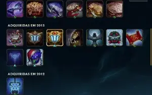 Conta Lol com Elise Vitoriosa+ Morgana Vitoriosa+ Sivir Vito