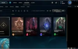 CONTA LEAGUE OF LEGENDS, PLATINA II, 163 SKINS, TODOS HERÓIS