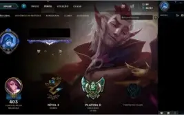 CONTA LEAGUE OF LEGENDS, PLATINA II, 163 SKINS, TODOS HERÓIS