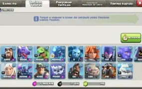Conta clash of clans cv 13 xp 157