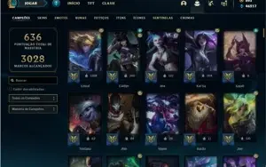 Conta ouro 2 com TODOS os champs e 248 Skins ( Nivel 681 )