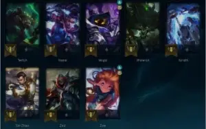 CONTA PRATA 1 28 CAMPEÕES 4 SKINS UMA ÉPICA