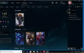 ACC NO LOL 109 SKIN TODOS OS CAMPEÕES - LV70- PRATA 2