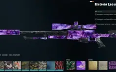Conta Call of Duty Bo6/Warzone camo DARK MATTER