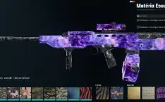 Conta Call of Duty Bo6/Warzone camo DARK MATTER