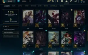 Conta ouro 3 com 55 Champs e 21 Skins