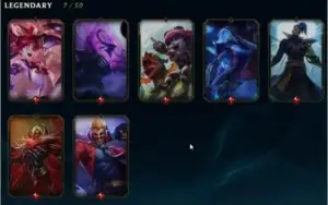 lol Diamante IV, todos os champs, 116 skins