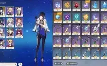 CONTA NA AR 45⭐Xiao, Ayaka, Yelan 5 + vários personagens 4⭐