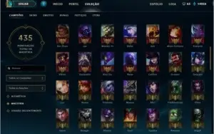Conta de LoL - 73 skins / Borda de Platina