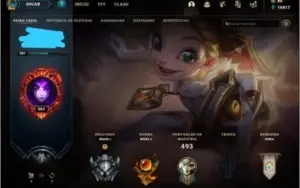 Conta league of legends lvl 281 com bastante skins