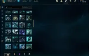 Conta league of legends lvl 281 com bastante skins