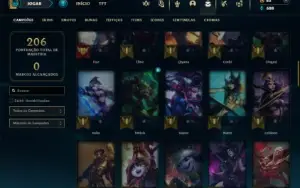 Esmeralda 2 com 70 Champs e 47 Skins ( TOP / MID / JG )