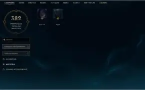 Conta lol atual plat 5 borda de diamante +100 skins