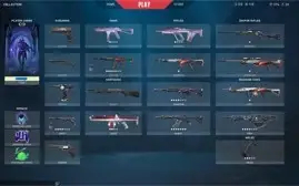 Conta Valorant com skins saqueadora - PLAT 3