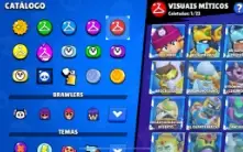 Conta brawl Stars com muitas skins e troféu preço negociável