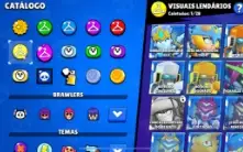 Conta brawl Stars com muitas skins e troféu preço negociável