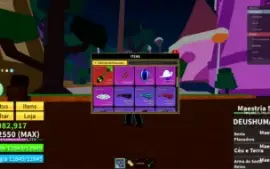 Conta Blox Fruits Level Máximo Godhuman + Soul Guitar