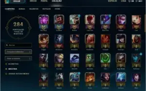 CONTA COM BORDA PLATINA E MUITAS SKINS!