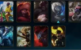 CONTA LOL 78 SKINS