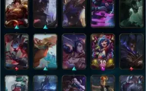 CONTA LOL 78 SKINS