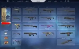 DUAS CONTAS DE VALORANT COM MUITA SKIN