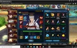 Conta Naruto online NA, servidor 1530 - Top 5 284k de FC