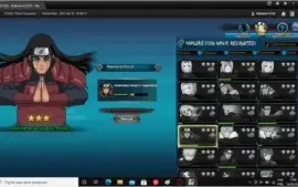 Conta Naruto online NA, servidor 1530 - Top 5 284k de FC