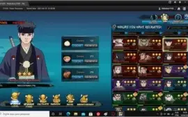 Conta Naruto online NA, servidor 1530 - Top 5 284k de FC
