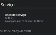 Conta Steam 18 anos, moeda de 10 e 5 anos no CSGO