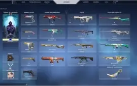 CONTA VALORANT 1K300 INVESTIDO EM SKIN
