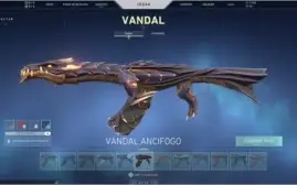CONTA VALORANT 1K300 INVESTIDO EM SKIN