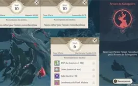 Genshin Impact Zhongli+Yoimiya+Ganyu+Atlas Celestial AR47