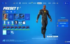 Conta Fortnite Com Adão Negro (Da Pra Trocar Email)