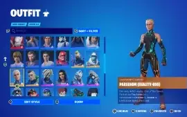 Conta Fortnite Com Adão Negro (Da Pra Trocar Email)