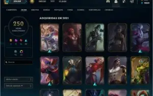 Conta League of Legends Mestre 200+ PDL 250 SKINS