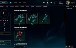 Conta lol desde a season 3