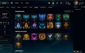 Conta lol desde a season 3