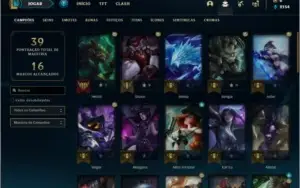 Conta ouro 2 com 6 skins e 42 champs