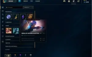 Conta ouro 2 com 6 skins e 42 champs