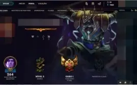 Conta LoL gold 1, 115 champs, 108 skins a preço de banana!!